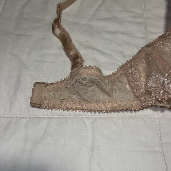 Apt. 9 Sheer Tan Lace Underwire Bra 34C - Picture 7 of 10